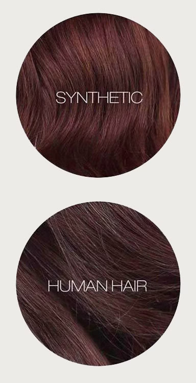 Comparativa de pelucas de cabello sintético y natural para mujer en Barcelona